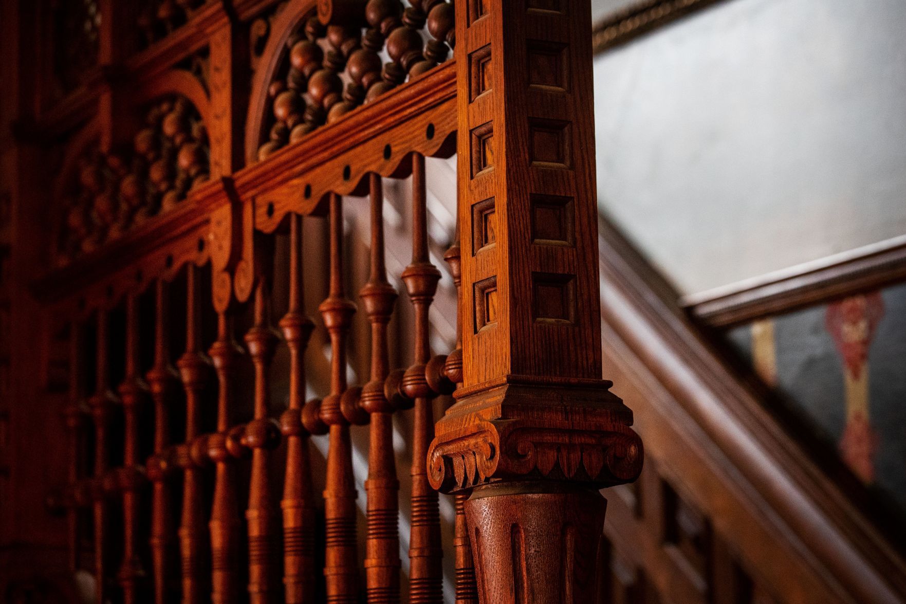 Zabriskie house original woodwork